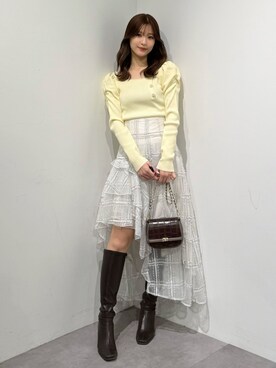 mihoさん（レディース・163cm）の冬コーディネート