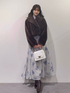 「アイテム（その他アウター）」を使った、mihoさん（レディース・163cm）の秋コーディネート