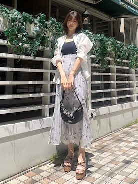 「ウェッジソール」｜mihoさん（レディース・162cm）の春コーディネート