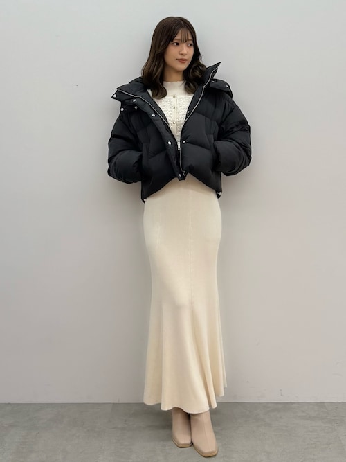 2WAYフード付アライドショートダウン（ダウンジャケット/コート