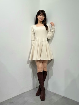 「MERCURYDUO（マーキュリーデュオ）のアイテム」を使った、mihoさん（レディース・163cm）の秋コーディネート