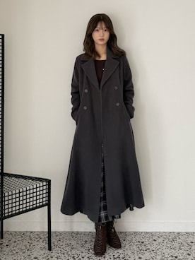 「アイテム（その他アウター）」を使った、mihoさん（レディース・163cm）の秋コーディネート