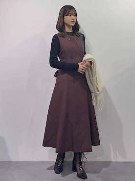 mihoさん（レディース・163cm）の秋コーディネート