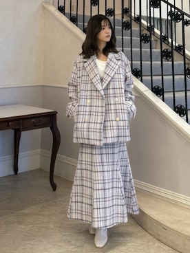 「アイテム（その他アウター）」を使った、mihoさん（レディース・163cm）の秋コーディネート