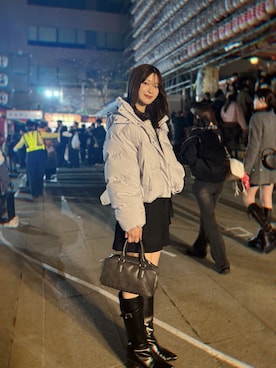 「アイテム（テーラードジャケット）」を使った、mihoさん（レディース・163cm）の冬コーディネート