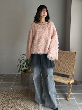 「アイテム（その他トップス）」を使った、mihoさん（レディース・163cm）の秋コーディネート