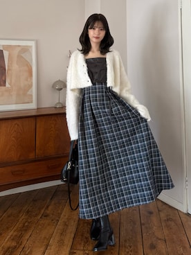 「アイテム（ハンドバッグ）」を使った、mihoさん（レディース・163cm）の秋コーディネート
