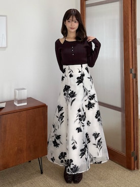 「アイテム（ブーツ）」を使った、mihoさん（レディース・163cm）の秋コーディネート