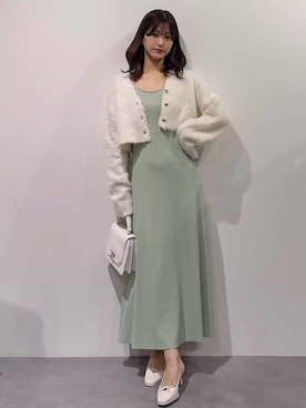 「ミントグリーン」｜mihoさん（レディース・163cm）の秋コーディネート