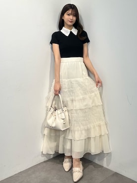 「オトナガーリー」｜mihoさん（レディース・163cm）の春コーディネート