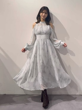 「アイテム（ワンピース/ドレス）」を使った、mihoさん（レディース・163cm）の秋コーディネート