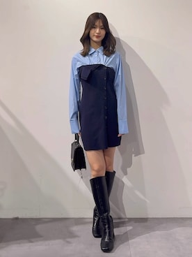 「レイヤードstyle」｜mihoさん（レディース・163cm）の秋コーディネート