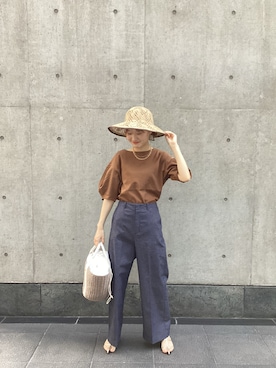 「Te chichi CLASSIC（テチチクラシック）のアイテム」を使った、origoto16さん（レディース・165cm）の春コーディネート