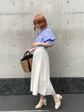 「Te chichi（テチチ）のアイテム（ショルダーバッグ）」を使った、origoto16さん（レディース・165cm）の春コーディネート