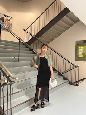 飯嶋菜奈さん（レディース・153cm）の夏コーディネート