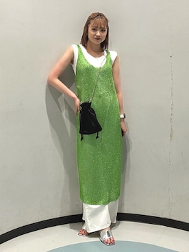 飯嶋菜奈さん（レディース・153cm）の夏コーディネート