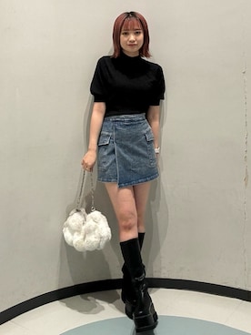 飯嶋菜奈さん（レディース・153cm）の夏コーディネート