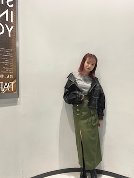 飯嶋菜奈さん（レディース・153cm）の夏コーディネート