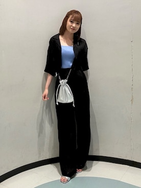 飯嶋菜奈さん（レディース・153cm）の夏コーディネート