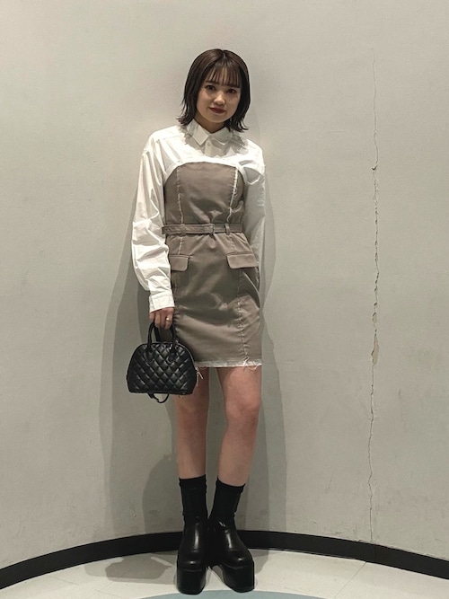 2wayカットオフミニワンピース[品番：MKSW0064464]｜MURUA