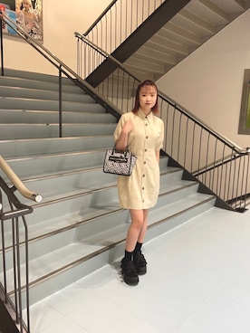 飯嶋菜奈さん（レディース・153cm）の春コーディネート