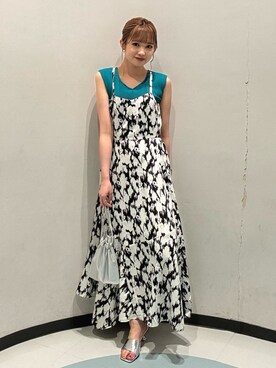 飯嶋菜奈さん（レディース・153cm）の夏コーディネート