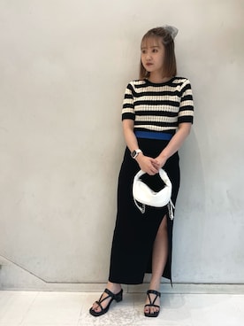 飯嶋菜奈さん（レディース・153cm）の春コーディネート