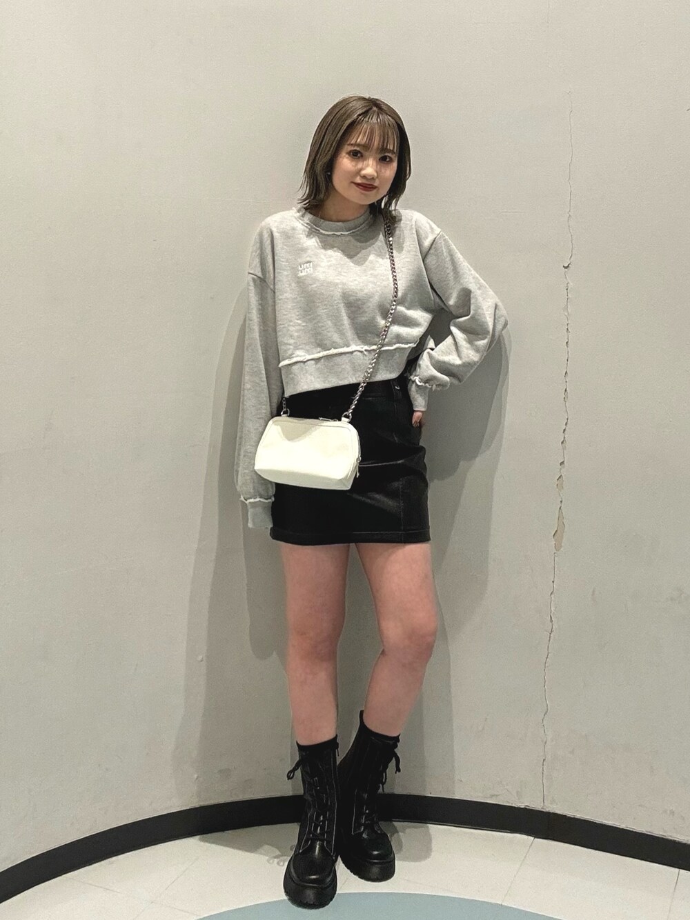 仲里依紗着用☆フェイクレザーミニスカート 仲里依紗着用☆フェイクレザーミニスカート