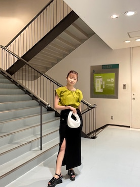 飯嶋菜奈さん（レディース・153cm）の春コーディネート