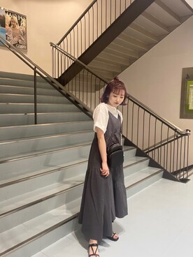 飯嶋菜奈さん（レディース・153cm）の春コーディネート