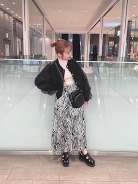 飯嶋菜奈さん（レディース・153cm）の春コーディネート