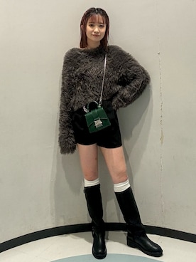 飯嶋菜奈さん（レディース・153cm）の秋コーディネート