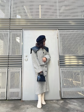 飯嶋菜奈さん（レディース・153cm）の秋コーディネート