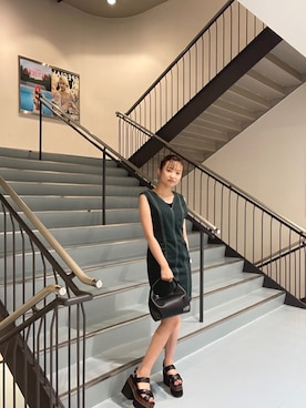 飯嶋菜奈さん(レディース・153cm)の夏コーディネート