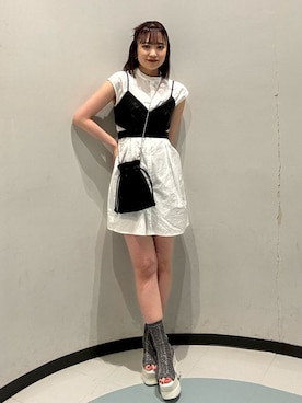 飯嶋菜奈さん（レディース・153cm）の春コーディネート