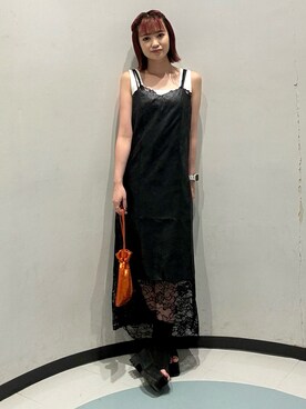 飯嶋菜奈さん（レディース・153cm）の夏コーディネート