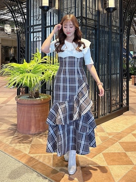 「dazzlin（ダズリン）のアイテム（ジャケット/アウター）」を使った、airiさん（レディース・160cm）の春コーディネート