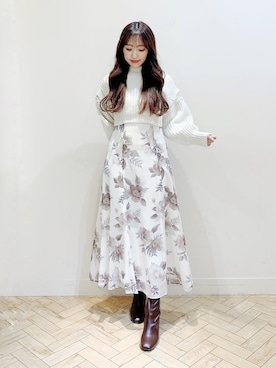 airiさん（レディース・159cm）の冬コーディネート