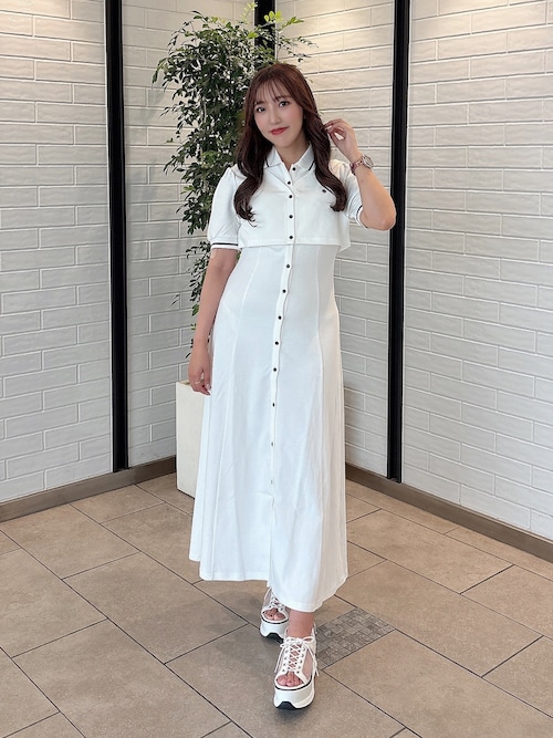 POLOBCSコラボ】レイヤードポロワンピース（ワンピース）｜POLO BCS