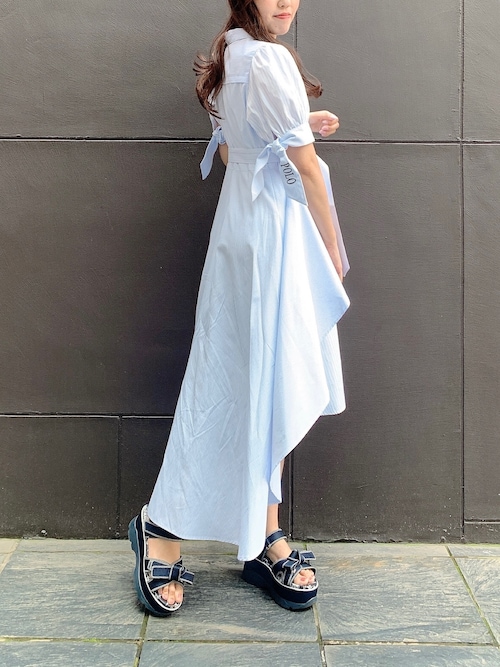 dazzlin POLO コラボヘムレイヤードシャツワンピース 【公式通販】