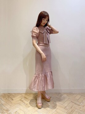 「アイテム（サンダル、その他）」を使った、airiさん（レディース・159cm）の夏コーディネート