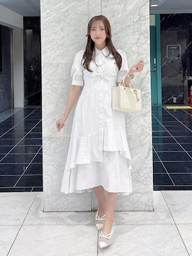 「dazzlin（ダズリン）のアイテム」を使った、airiさん（レディース・160cm）の春コーディネート