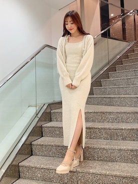 airiさん（レディース・160cm）の冬コーディネート