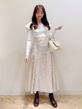 airiさん（レディース・159cm）の冬コーディネート