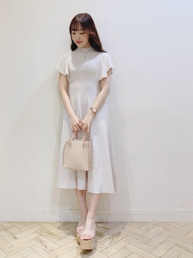 「アイテム（サンダル、その他）」を使った、airiさん（レディース・159cm）の春コーディネート