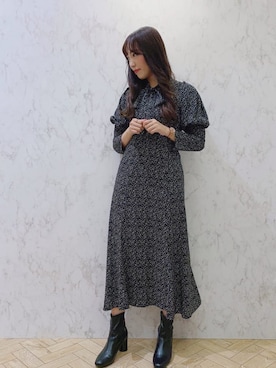 airiさん（レディース・159cm）の冬コーディネート