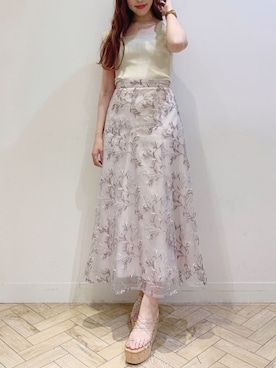 「アイテム（サンダル、その他）」を使った、airiさん（レディース・159cm）の夏コーディネート