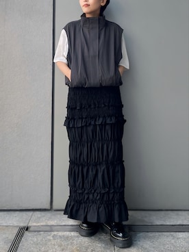 上園揚子さん（レディース・150cm）の夏コーディネート