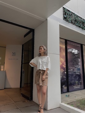 honokaさん（レディース・151cm）の夏コーディネート