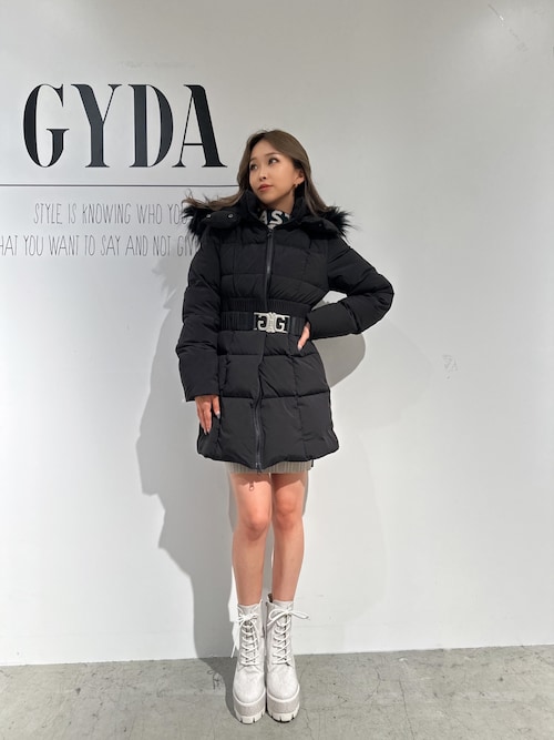 GYDA（ジェイダ）の「FASTEジャカードニットワンピース